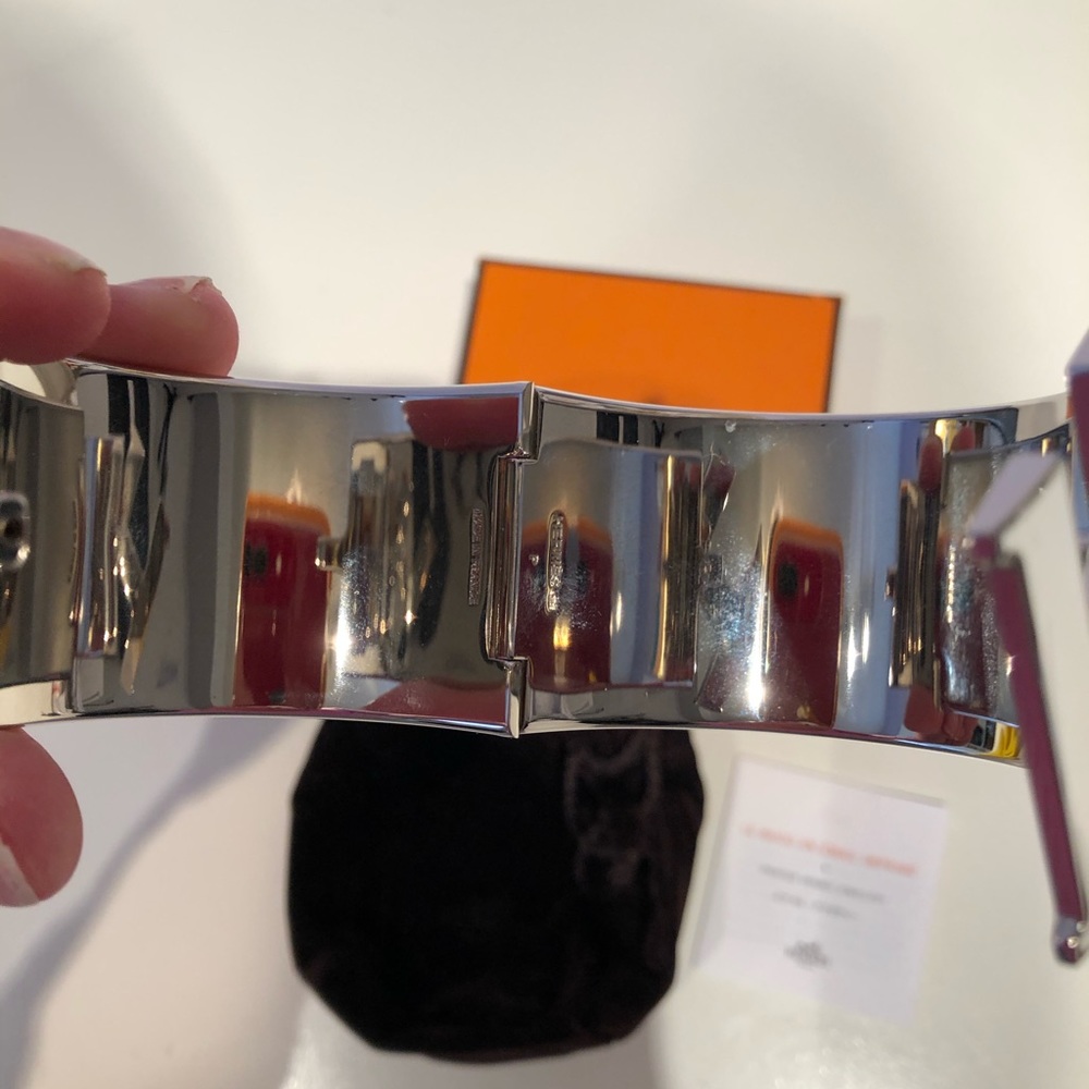Authentic Hermès large cuff w/box&bag!!! - Picture 4 of 8